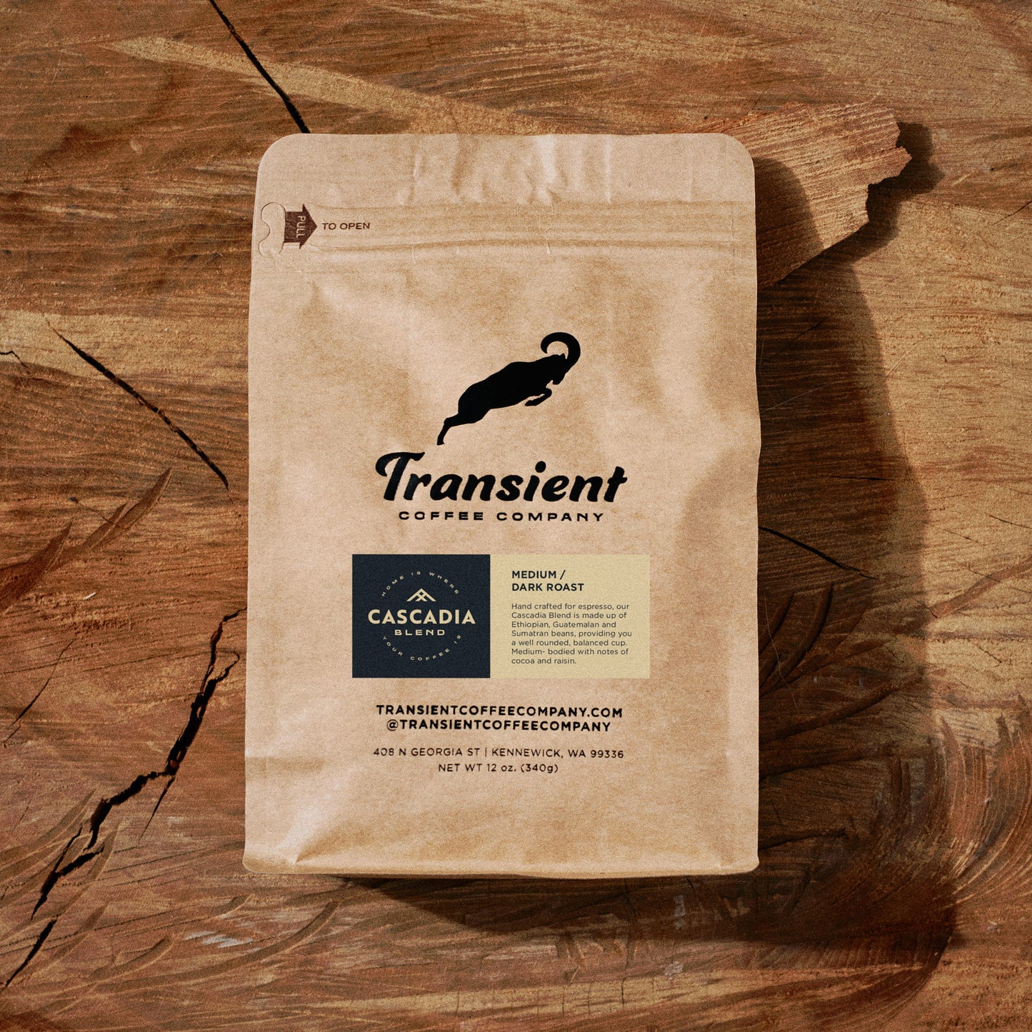 Cascadia Blend - Medium / Dark Roast