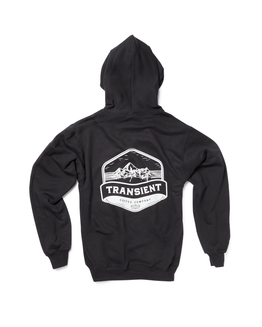 Classic Hoodie w/Vintage Logo- Black