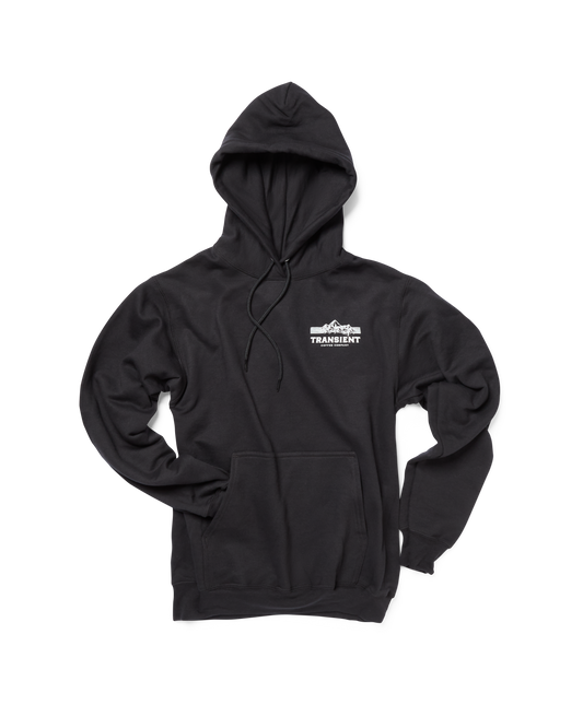 Classic Hoodie w/Vintage Logo- Black