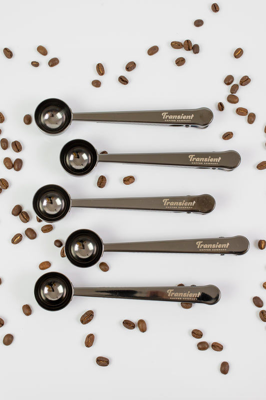 Transient Brand Coffee Scoop and Clip